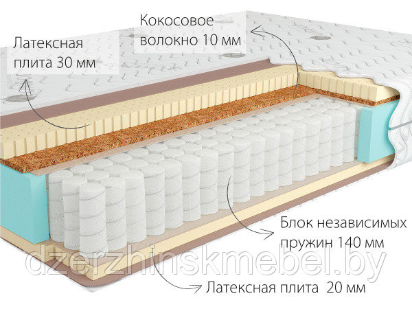 Ортопедический матрас Bora 2 Hard 120х200 - фото