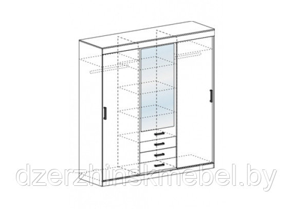 Шкаф-купе Лидер-3М. Производство Россия.М - фото2