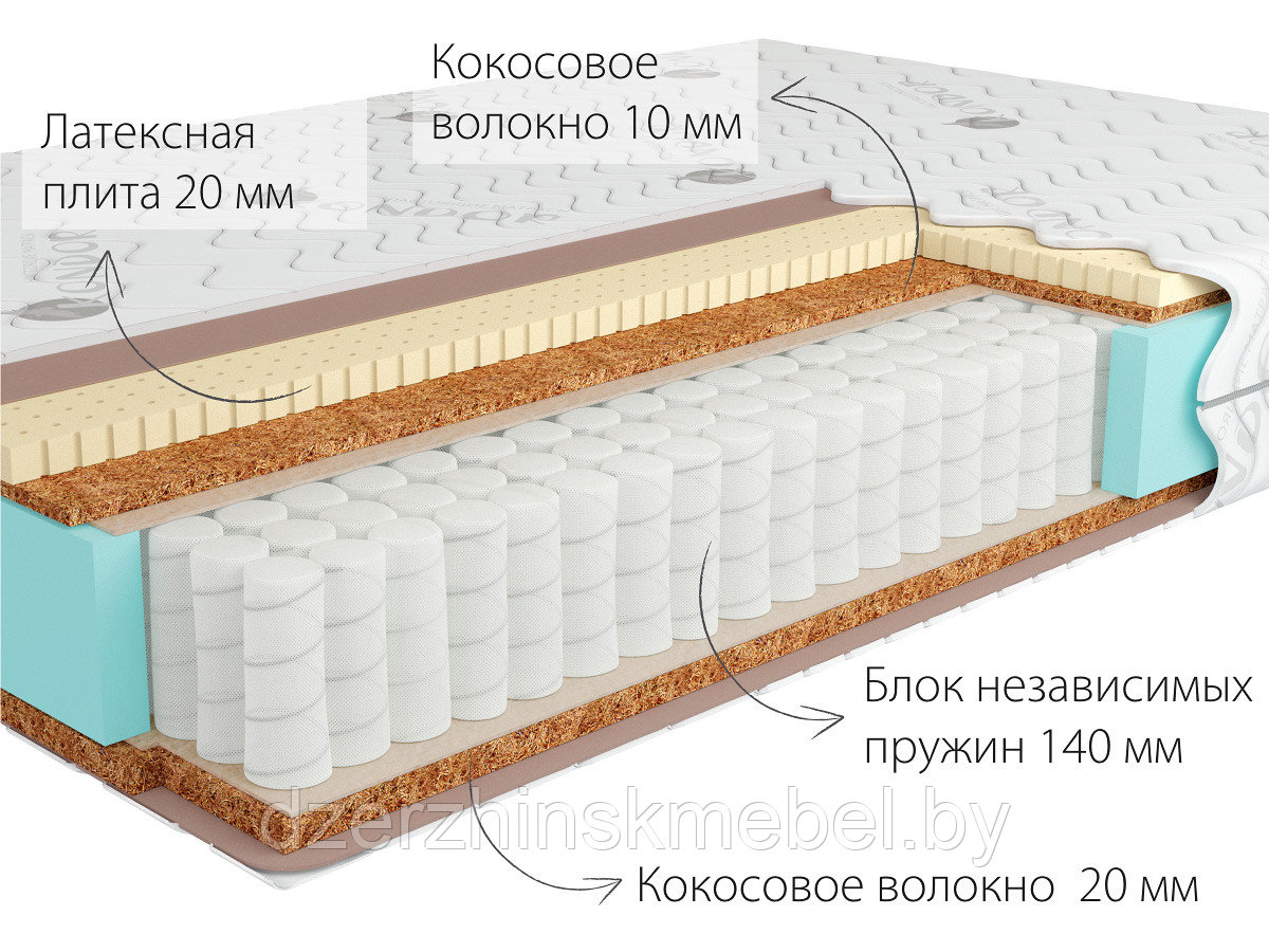 Ортопедический матрас Jamaika Medio 120х200 - фото