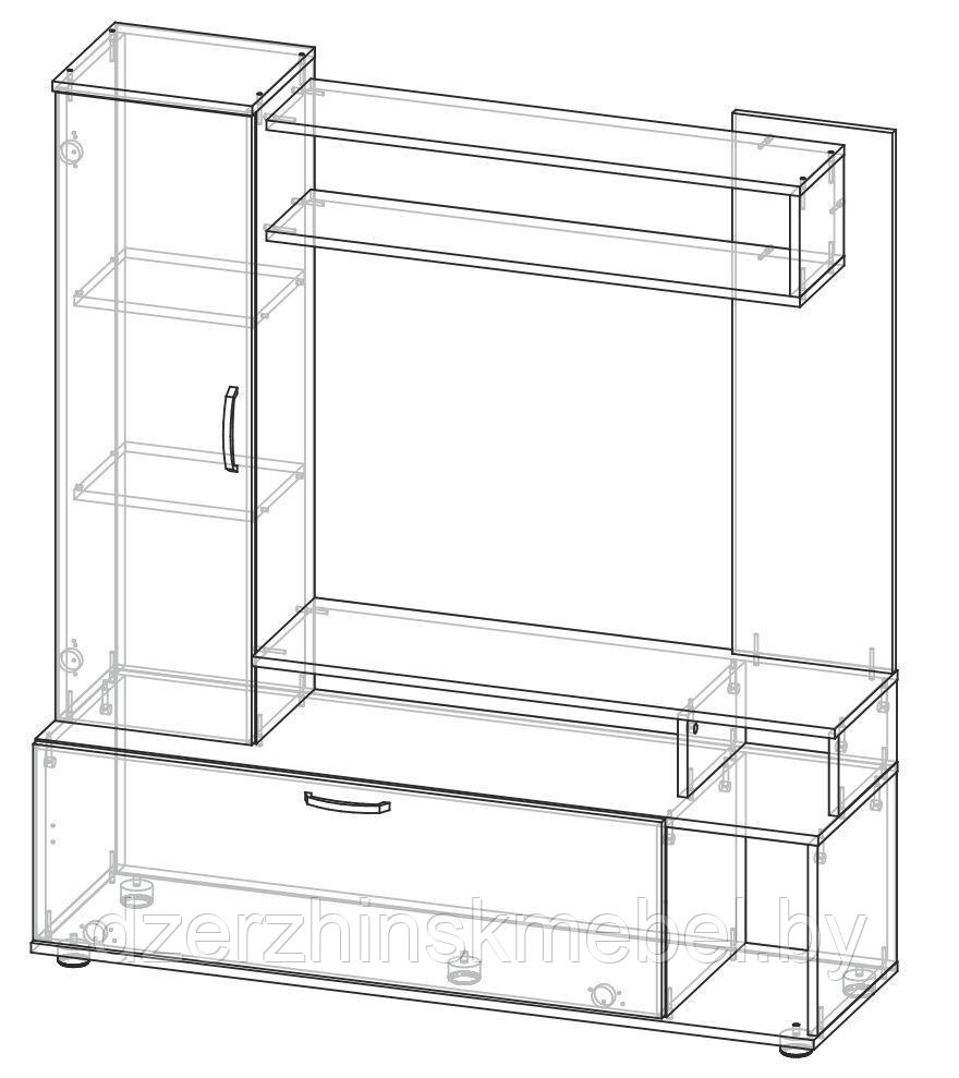Гостиная Тумба TV-2 (A). Производитель Россия М - фото2